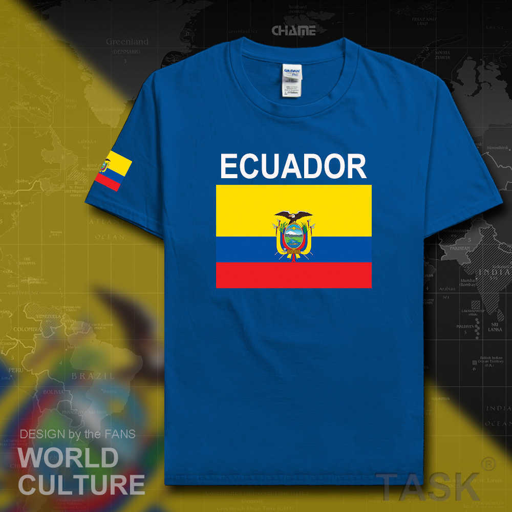 

Ecuador Ecuadorian men t shirts jerseys nation team tshirt 100% cotton t-shirt sporting gyms clothing tees country flag ECU X0621, White;black
