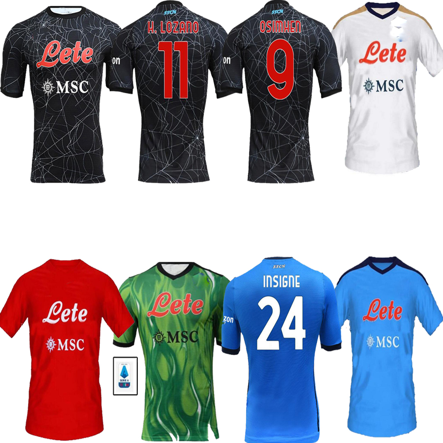 

21 22 Napoli soccer jerseys Burlon Halloween Naples calcio 4th Saluto MARADONA KOULIBALY Osimhen INSIGNE MERTENS H.LOZANO football shirts Men Kit uniforms, Yellow