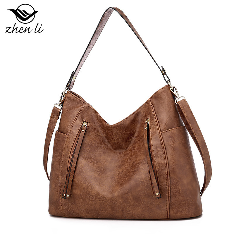 

leather Bags women PU bag trend popular women's Handbag Tote Backpack, Red