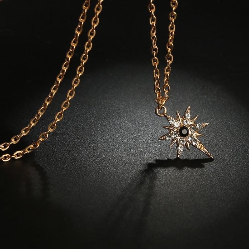 

Charms Necklace For Women Fashion Clothing Accessories Convenient Collocation Collarbone Chain Naszyjniki Damskie Bijoux Femme, Bronze;silver