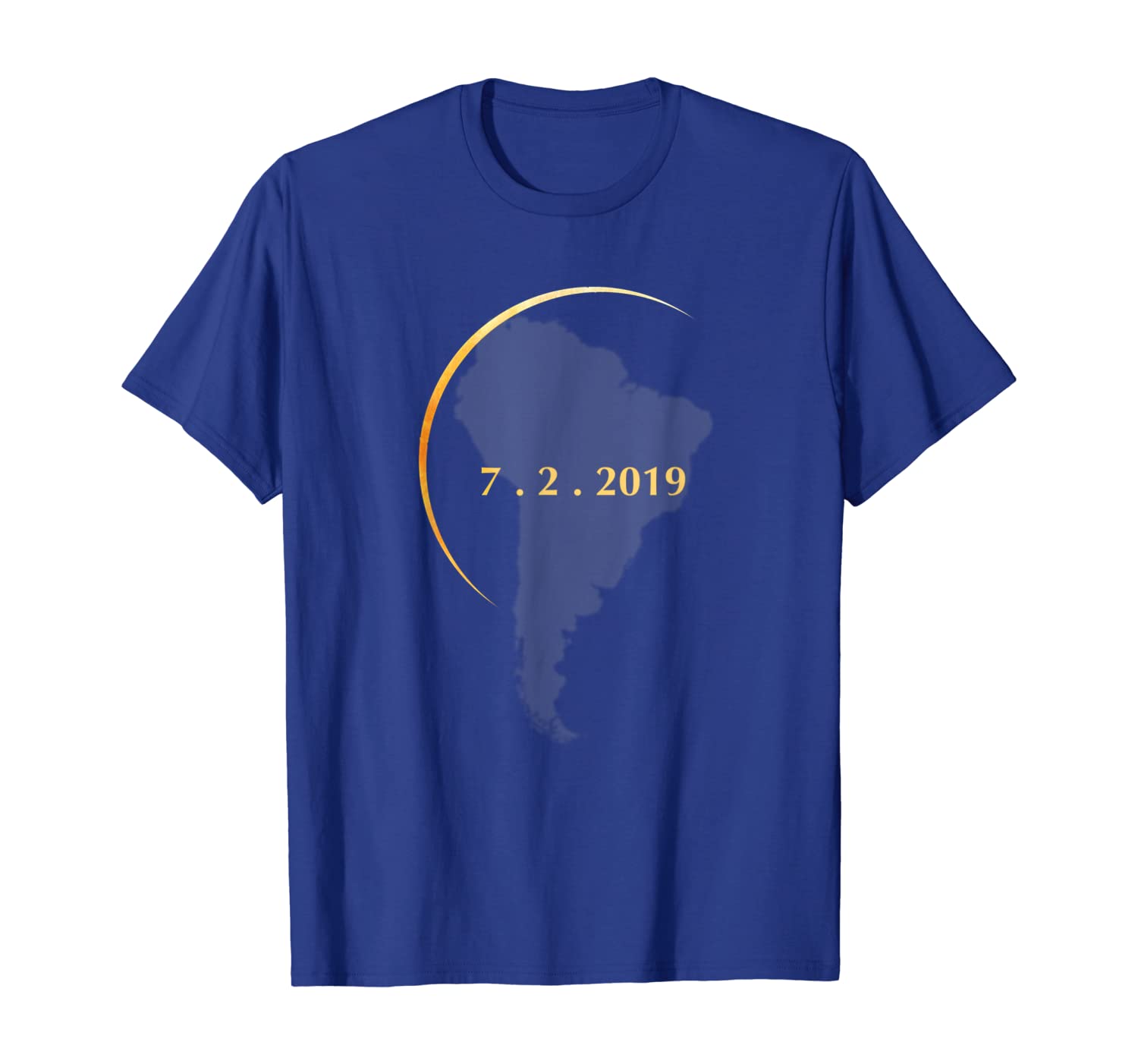 

Total Solar Eclipse July 2 2019 Chile Argentina Cool T-Shirt, White;black