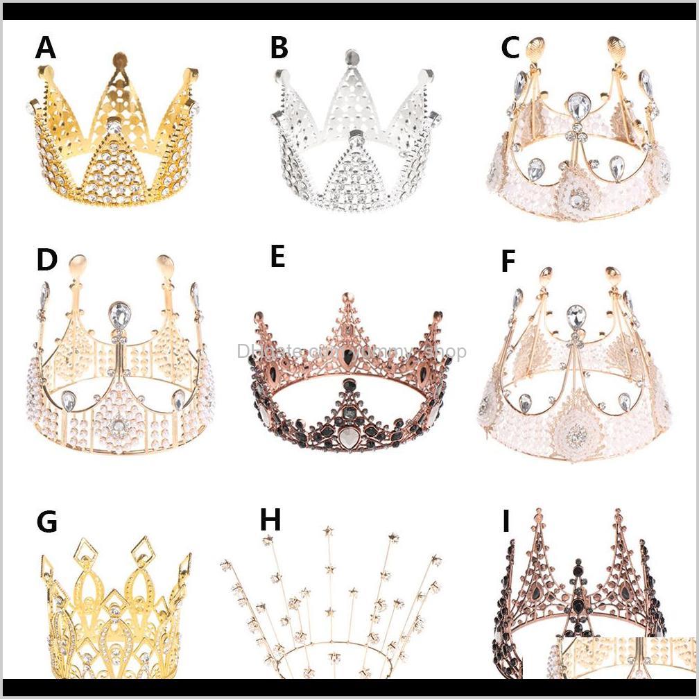 

Other Festive Supplies Home & Garden Drop Delivery 2021 Metal Pearl Happy Birthday Toppers Shining Mini Crown Cake Topper Sweet Party Decorat