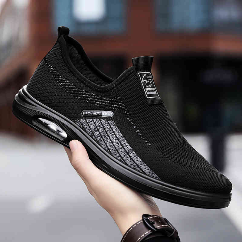 

Summer Mesh Men Casual Shoes Breathable Sneakers Men Outdoor Walking Shoes Comfortable Slip on Mens Lo