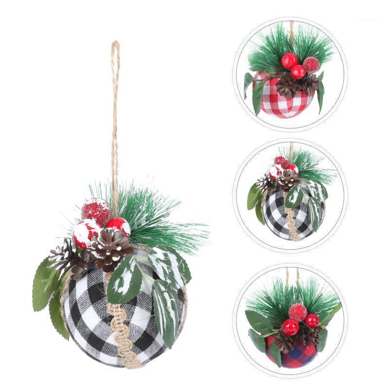 

Party Decoration 6Pcs Christmas Berry Hanging Balls Tree Layout Props