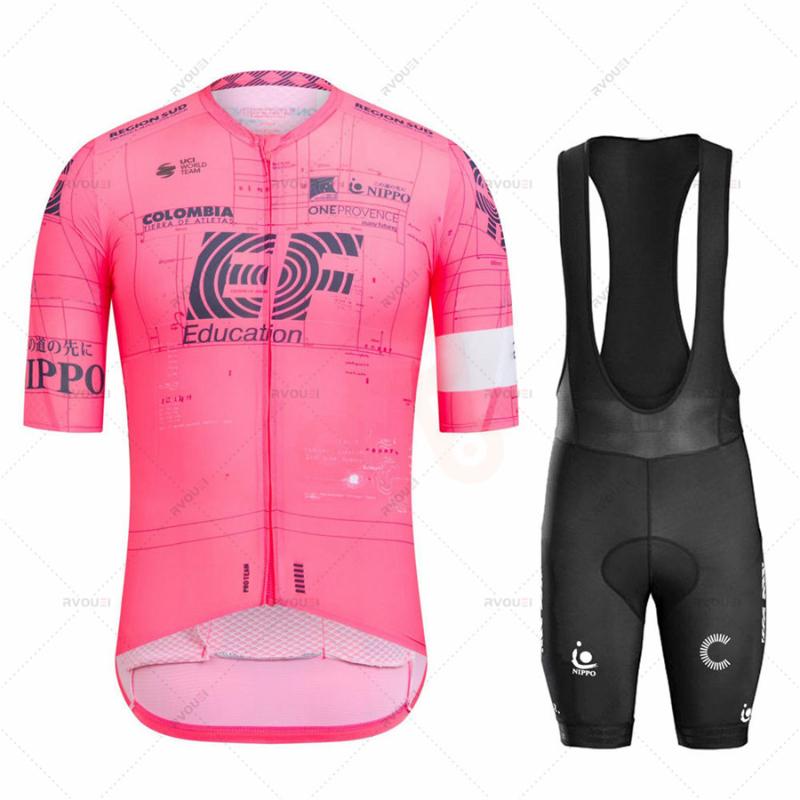

Racing Sets 2021 Team EF Cycling Jersey Set Tour De Raphaing Clothing Road Bike Suit Bicycle Bib Shorts Maillot Ropa Ciclismo, Jersey 9