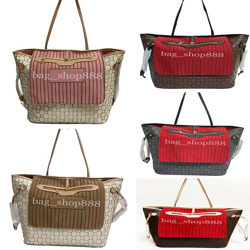 

High quality Luxury designer Classic Flower Brown With Original Bags Serial Number purse Large Shopping bag handbags Totes Package Shoulder 02, #1 dust bag