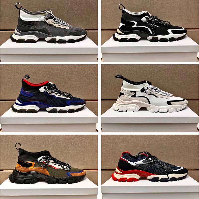 

Fashion mens thick soled casual shoes luxury designer top quality classic men outdoor walking sports shoess non slip breathable wear resistant soles