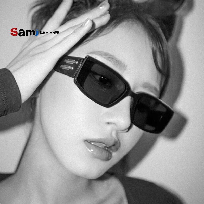 

Black Square Small Sunglasses Women Men Colorful Sun Glasses Female Mirror Oculos Unisex Gradient Hip Hop Shades 2021 Trend