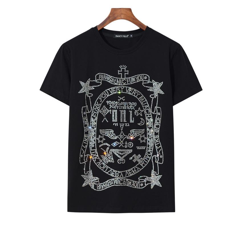 

Brand Chrome/Hearts Tees CH Fashion brand new 2021 short sleeve T-shirt for men and women, White