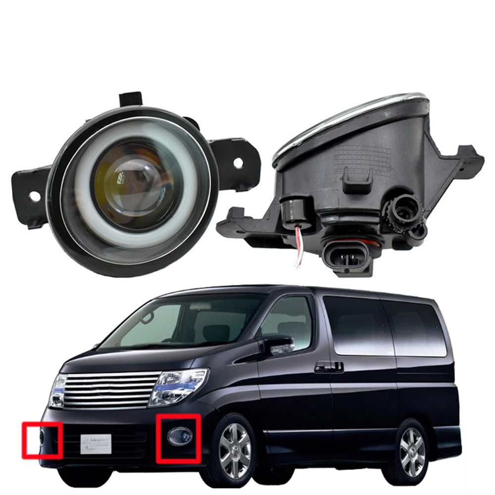 

Fog light for Nissan Elgrand 2002/ high quality Daytime Running Lights LED Angel Eye Styling pair