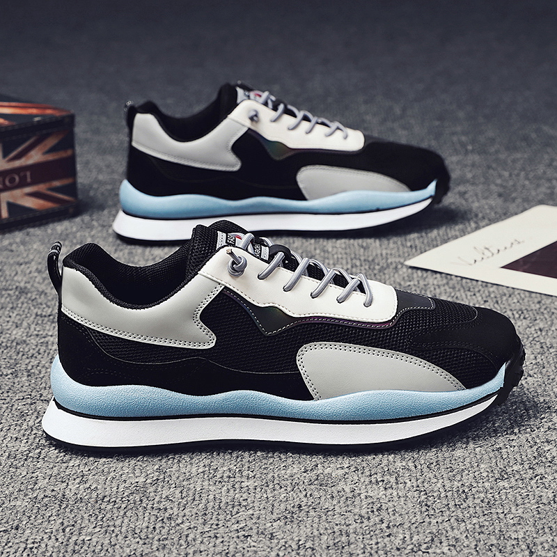 

2021 High Quality Women Mens Running Shoes Fashion Student Outdoor Sports Sneakers Black Grey Size Eur 39-44 Code 74-S225