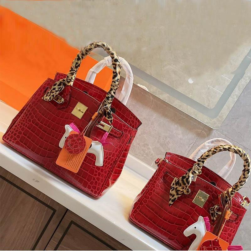 

Fashion Luxurys Designers Brikin Bags Crocodile Pattern Handbags Shoulder Crossbody Tote Multicolor Messerger Bag Two Size Lady Wallet, Colour 6