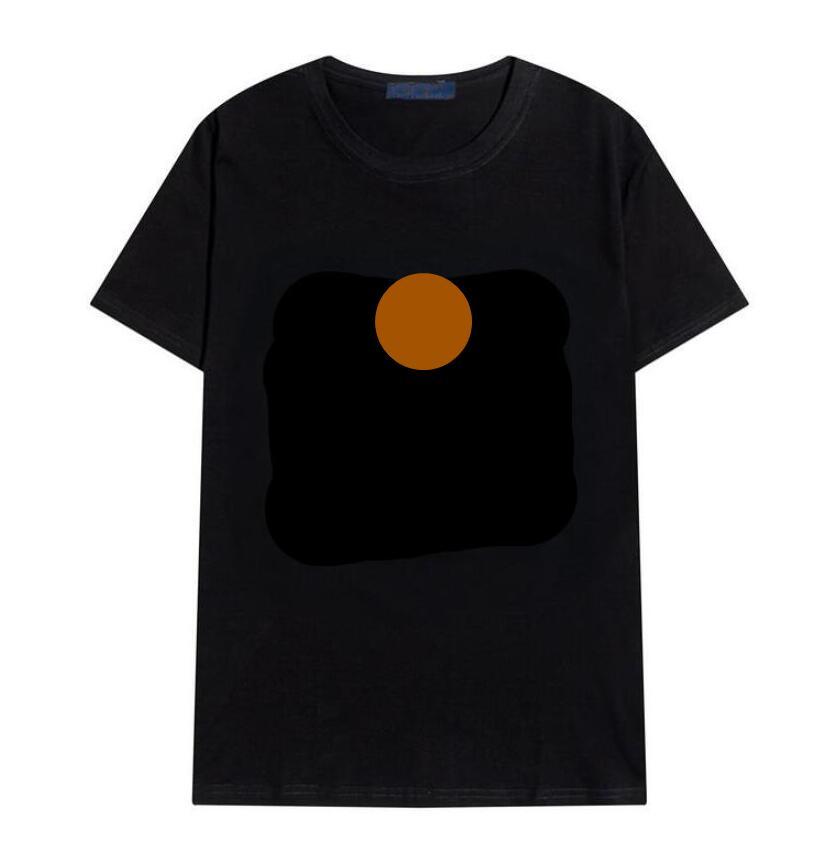 

fashion women men shirts summer Short Sleeve t shirt soft breathable plus size print Cotton clothing -5XL, Black