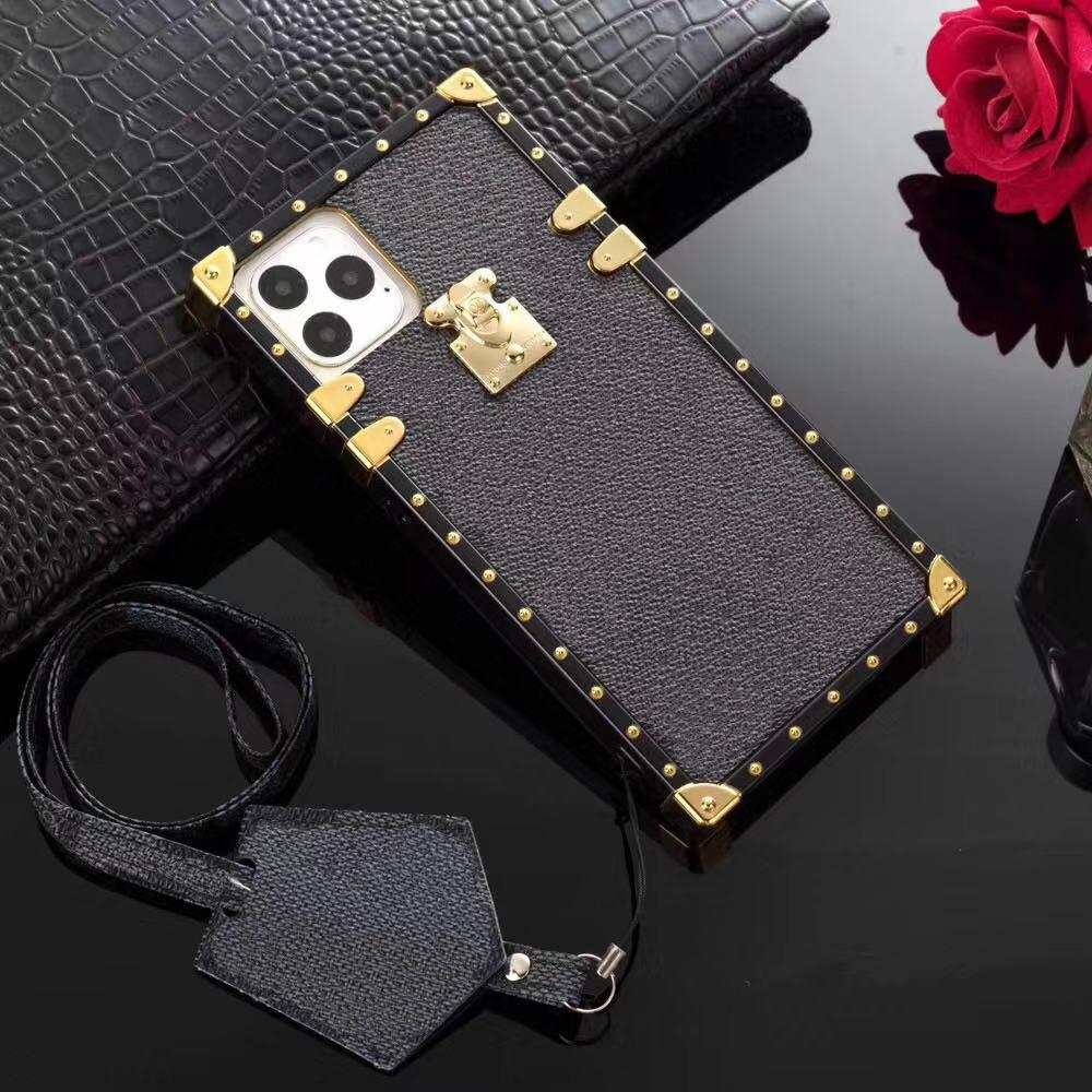 

Top fashion phone cases for iphone 12 Pro Max mini 11 XR XS 7/8 plus PU leather shell samsung S10 S10E NOTE