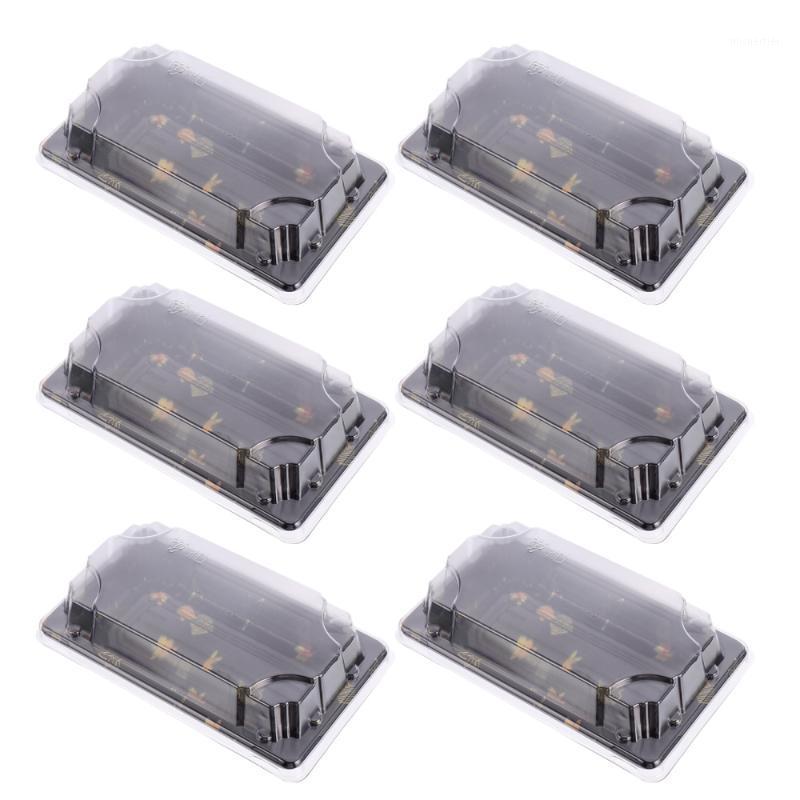 

Gift Wrap 50 Pcs Disposable Sushi Box Packing Portable Food Storage