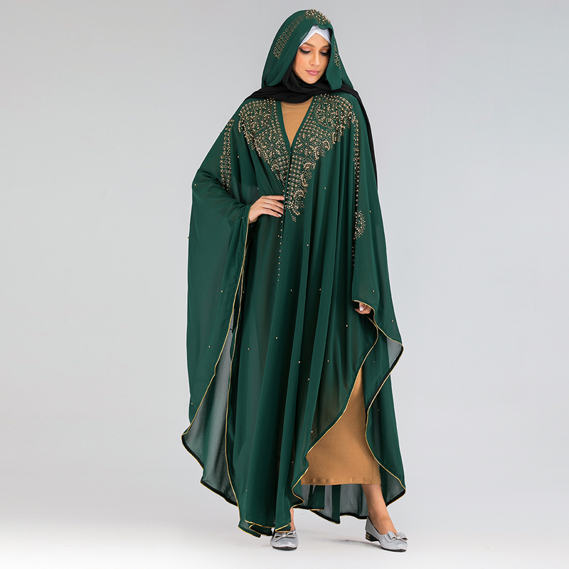 

Dubai Kimono Abaya Cardigan Hijab Muslim Dress Niqab Turkish Islam Clothing For Women Kaftan Caftan Robe Musulman Djelaba Femme