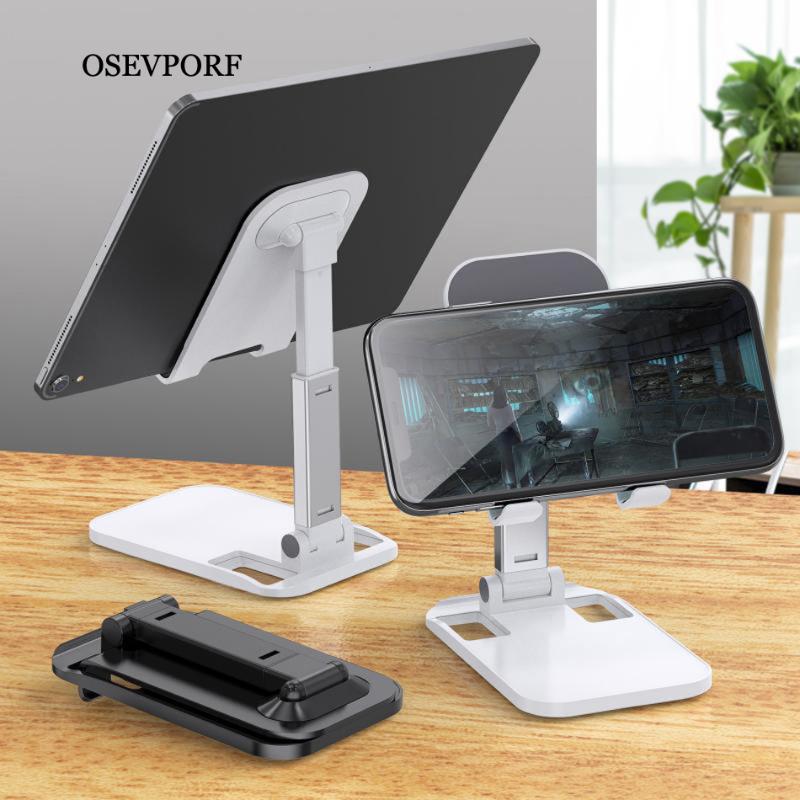 

Cell Phone Mounts & Holders OSEVPORF Metal Desktop Tablet Holder Table Foldable Extend Support Desk Mobile Stand For IPad Adjustable