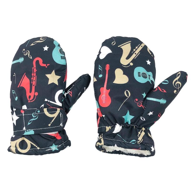 

Children's Mittens DXAD Windproof Skiing With Soft Cotton Lining Kid Winter Warm Gloves Fancy Kids Baby Gift, White