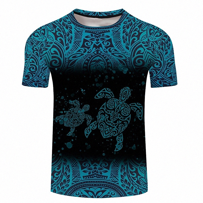 Men's Unisex Tee T shirt 3D Print Graphic Prints Tortoise Plus Size Crew Neck Casual Daily 3D Print Short Sleeve Regular Fit Tops Basic Desi