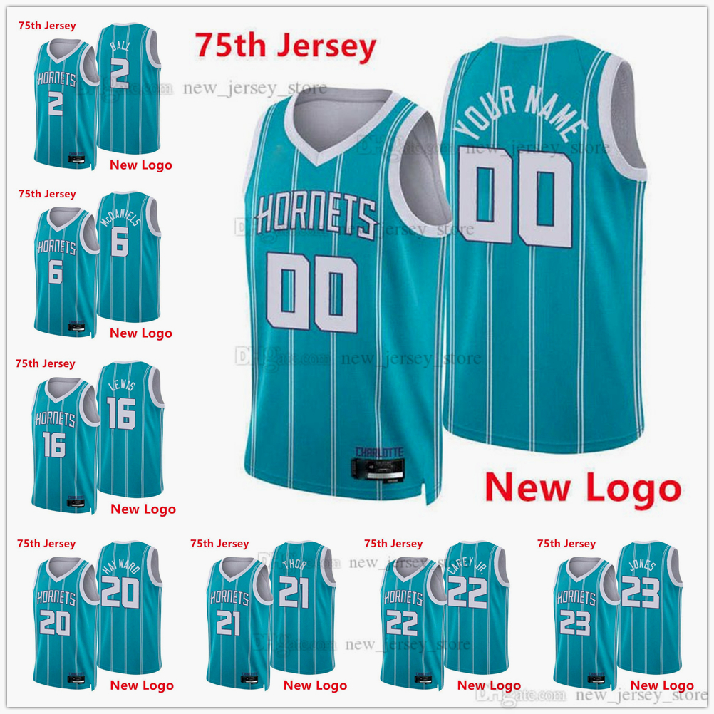 

Printed 2022 Icon Teal Diamond 75th Basketball 2 LaMelo Ball Jerseys 0 Miles Bridges 24 Mason Plumlee 6 Jalen Ish 10 Smith McDaniels Cody Vernon Martin Carey Richards, Other jerseys. send pictures on orde