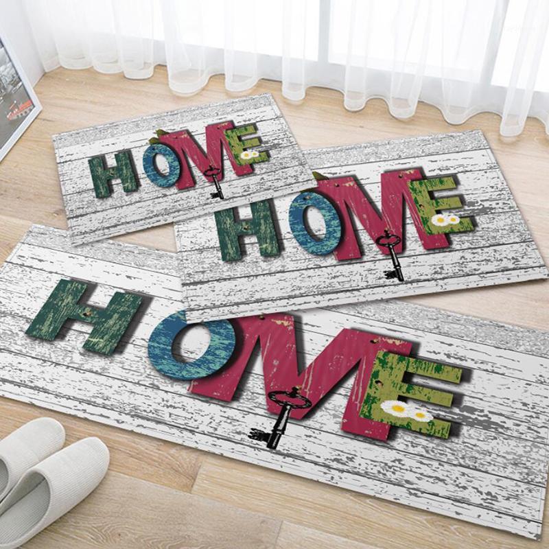 

Carpets Home Printed Entrance Doormat Long Kitchen Floor Mat Bathroom Non-slip For Living Room Decoration
