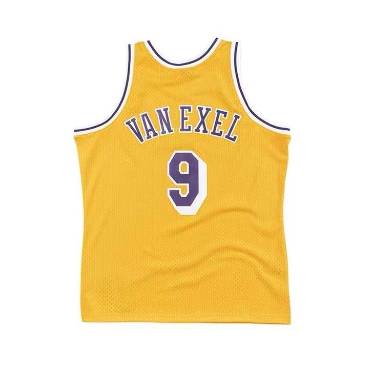 

Stitched classic retro jersey Nick Van Exel Mitchell and Ness 1996-97 Basketball jerseys Men Women Youth S-6XL, Stitched jersey
