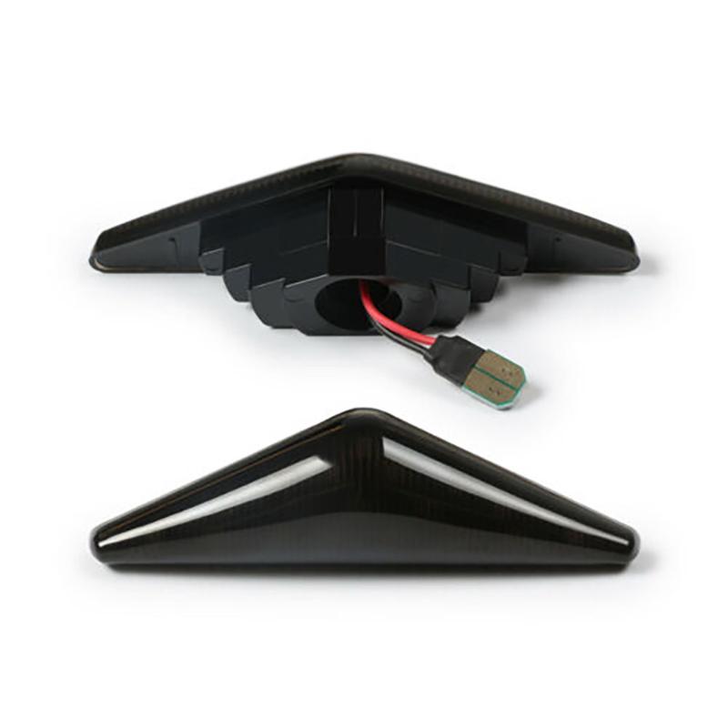 

Emergency Lights 2pcs Side Indicator Guard Easy Install For Falcon Xt XR6 XR8 FG Led Flasher Light, As pic