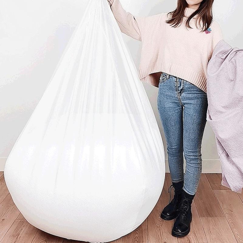 

Camp Furniture Chair Cover Waterproof Lazy BeanBag Sofas Inner No Filler Lining Suitable For Living Room Bean Bag Covers Zipper Closure