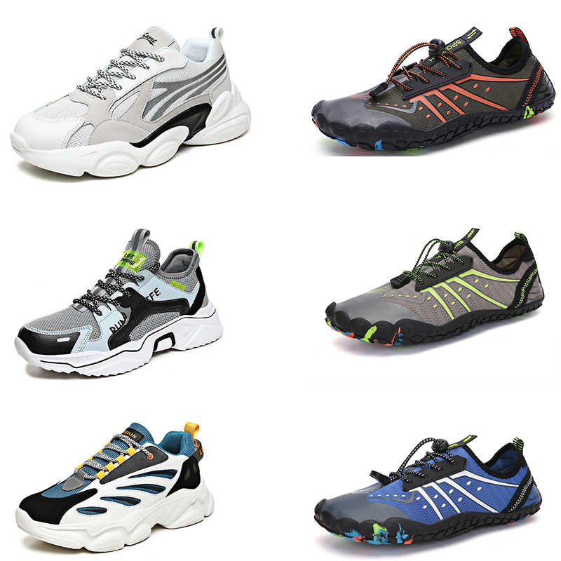 

men's shoes sports men lightweight breathable casual white black blue trendy youth running sneakers color fourteen