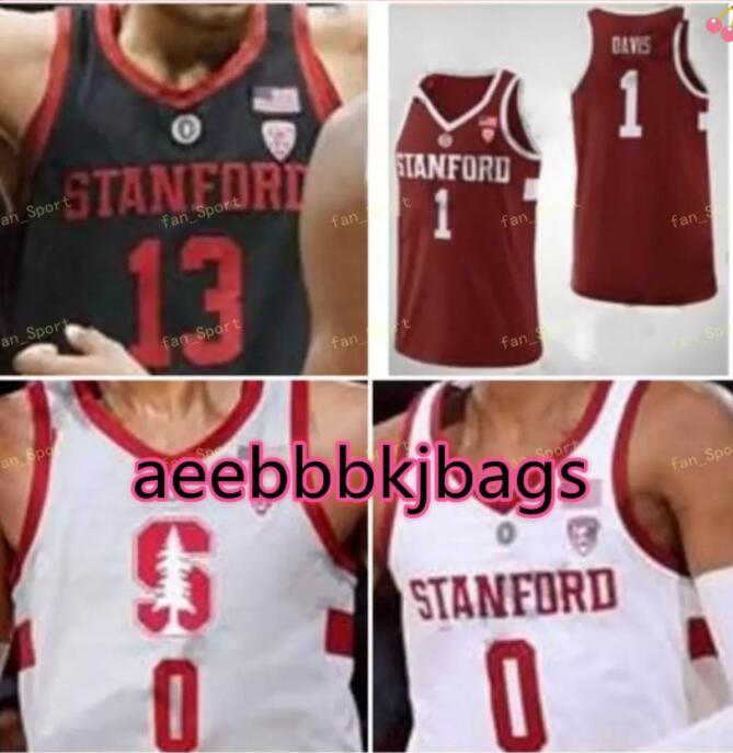 

NCAA College Stanford Cardinal Basketball Jersey Lukas Kisnnas 33 Trevor Stanback 11 Brook Lopez 42 Robin Custom Stitched, As