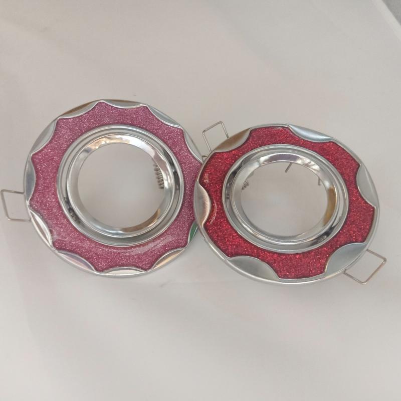 

Lamp Covers & Shades Flashing Red Purple Resin Ceiling Shell Embedded Downlight Spotlight Living Room Adjustable Accessories