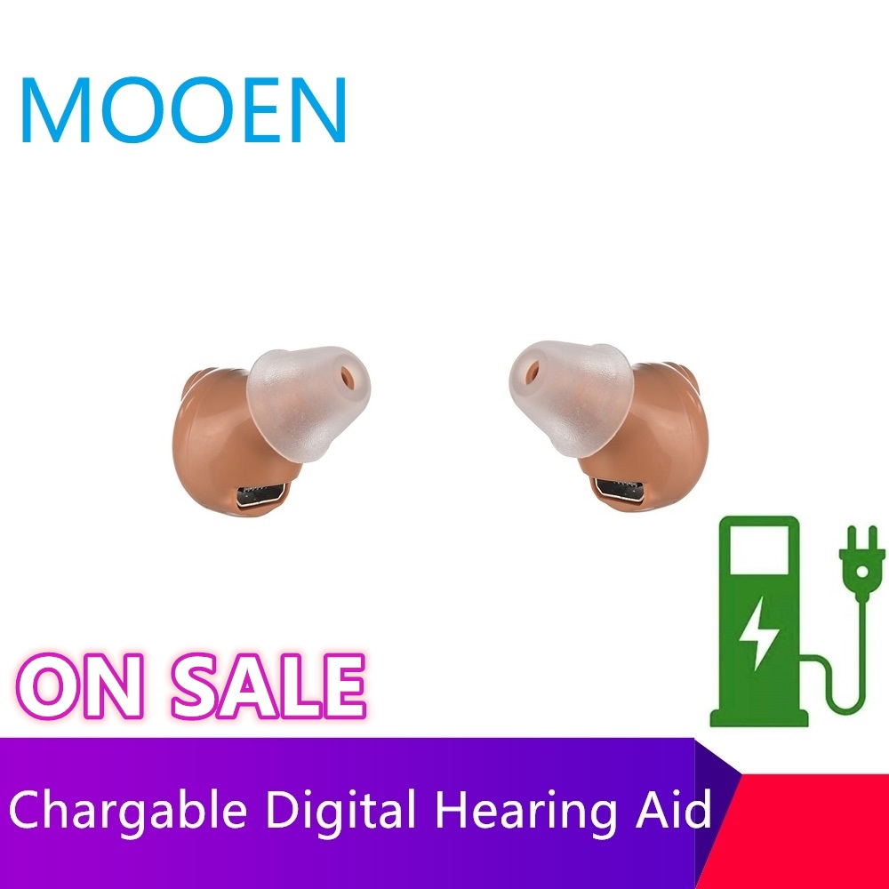 

2021 Hearing Aid Audifonos Ear Sound Amplifier rechargeable Super MINI Hearing Aids for Elderly/Deaf Hearing Amplifier InvisibleScouts