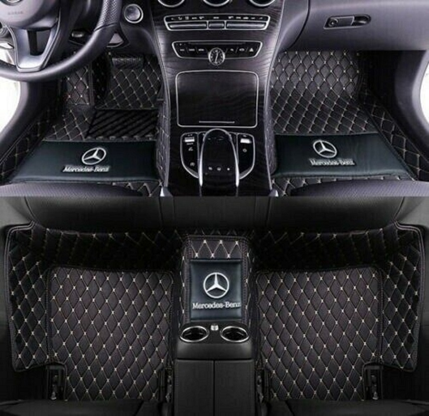 

Car Carpet floor Mat For fit Mercedes-Benz/E class W210 W211 W212 W213 Waterproof Leather(Please leave the car model and year)