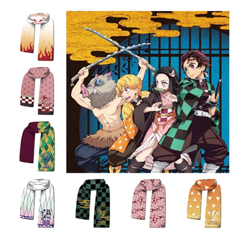 

Other Event & Party Supplies Anime Demon Slayer Kimetsu No Yaiba Kamado Tanjirou Nezuko Warm Scarfs Cosplay Props Cartoon Scarf Plush Access