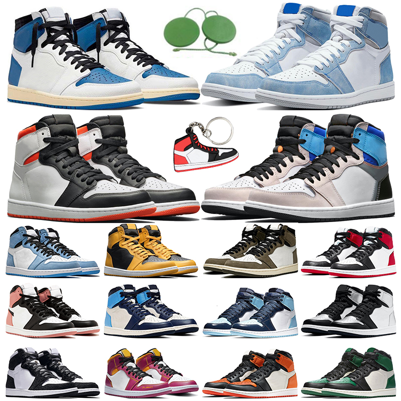 

Men Women Basketball Shoes 1 1s Fragment Hyper Royal Pollen Bred Toe University Blue Electro Orange Mocha Cactus Jack Chicago trainers sports sneakers, #1 fragment