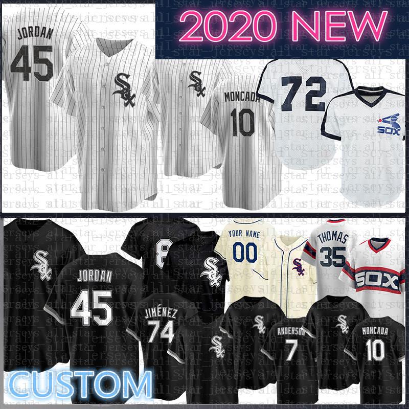 

Chicago Eloy Jimenez Custom Michael Tim Anderson Baseball Jersey Bo Jackson Carlton Fisk Todd Frazier Reynaldo Lopez Yolmer Sanchez Rodon, Blue;black
