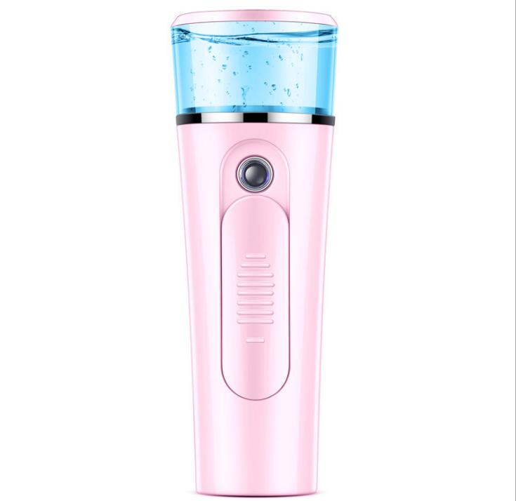 

2021 Portable Mini Face Spray Bottle Nano Mister Facial Hair Steamer USB Rechargeable Power Bank Sprayer Travel Tool