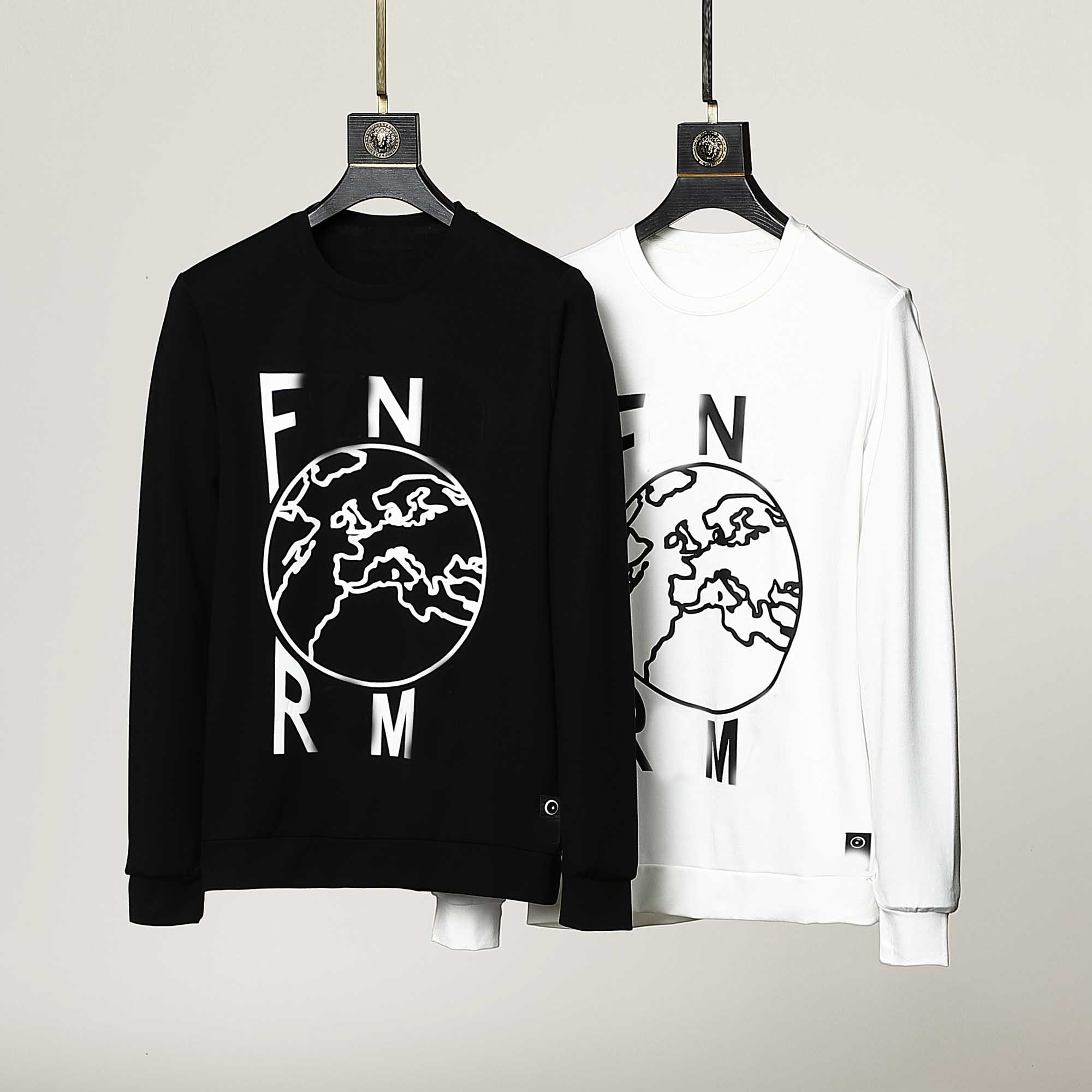

2021 Europe high quality hoodie the United States new casual autumn and winter round collar pullover men's fashion hip hop street loose couple coat