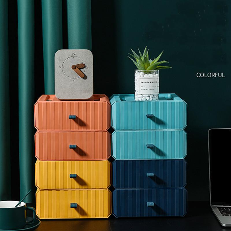 

Storage Boxes & Bins Multifunctional Drawer Type Desktop Box Office Desk Skin Care Product Multi-layer Debris