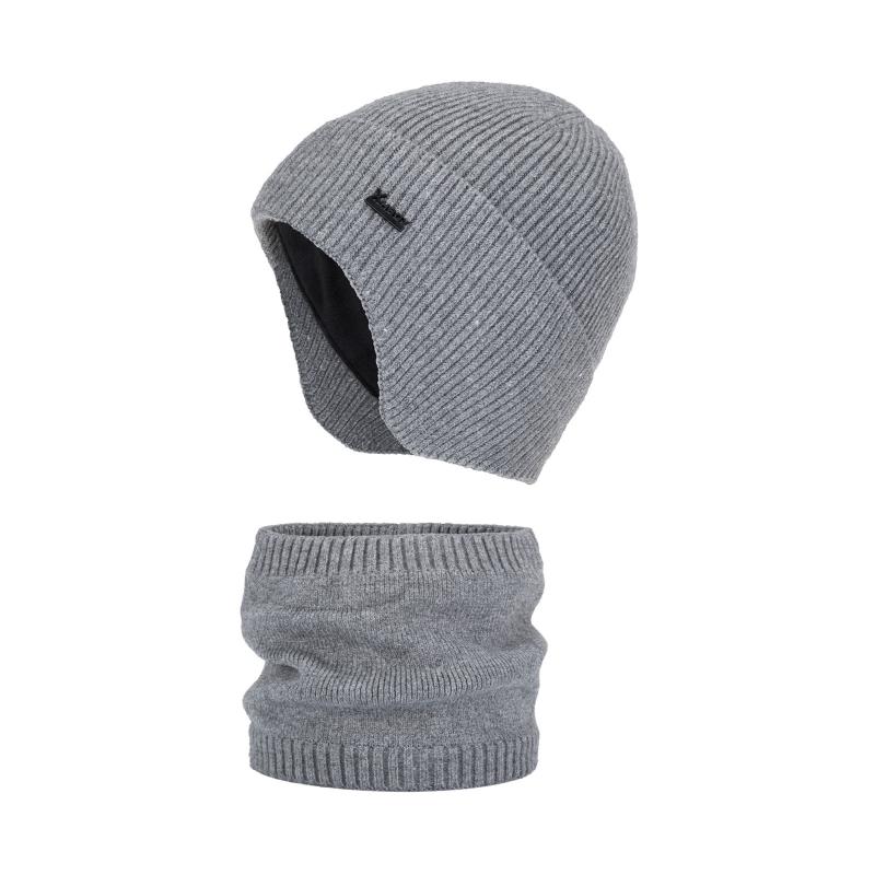 

Beanies Warm Skullies Female Cap Women's Winter Hat Ski Brand Big Fur Pom Poms Ball Knitted Hats Scarf Set Women Beanie