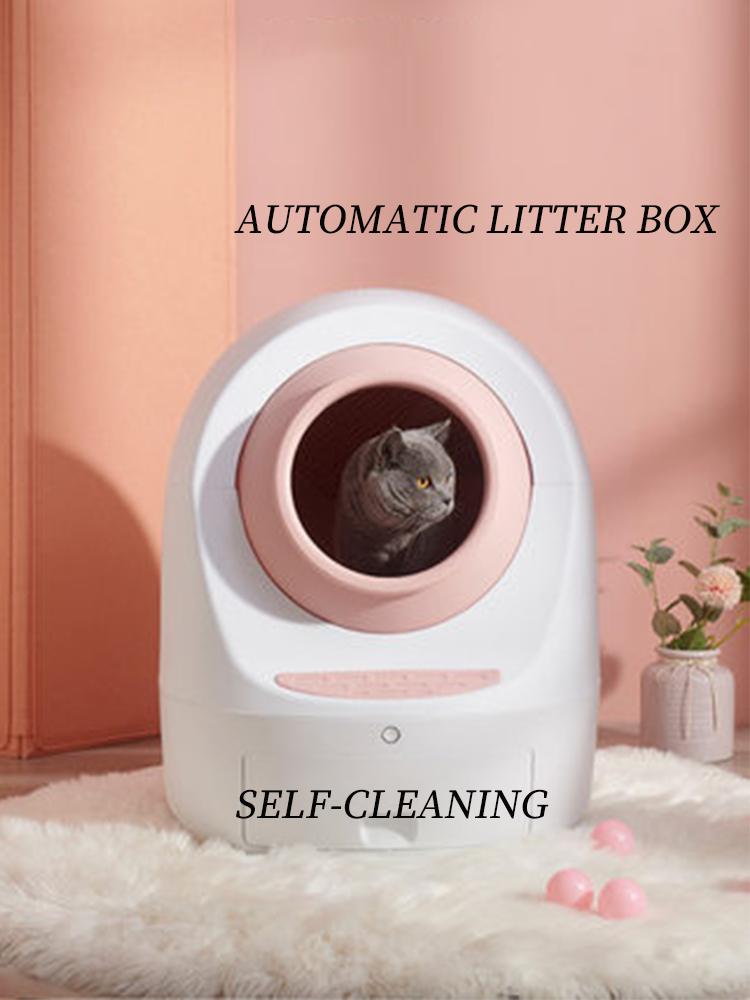 

Other Cat Supplies Automatic Litter Box Anti-Splash Enclosed Self Cleaning Low Noise Toilet Bedpan Filler Sandboxes Robot Deodorant Pet Supp