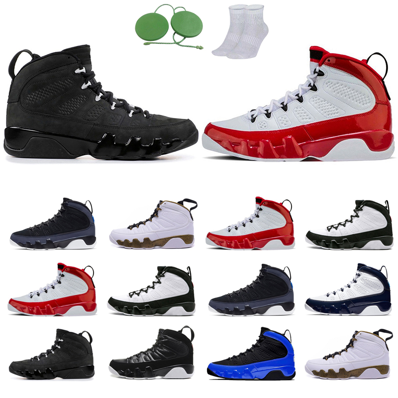 

9s man basketball shoes Anthracite Black white Blue Dream It Do Gym Red OG space jam Racer The Spirit UNC Outdoors Sports Athletic All colors mans shoe Flat