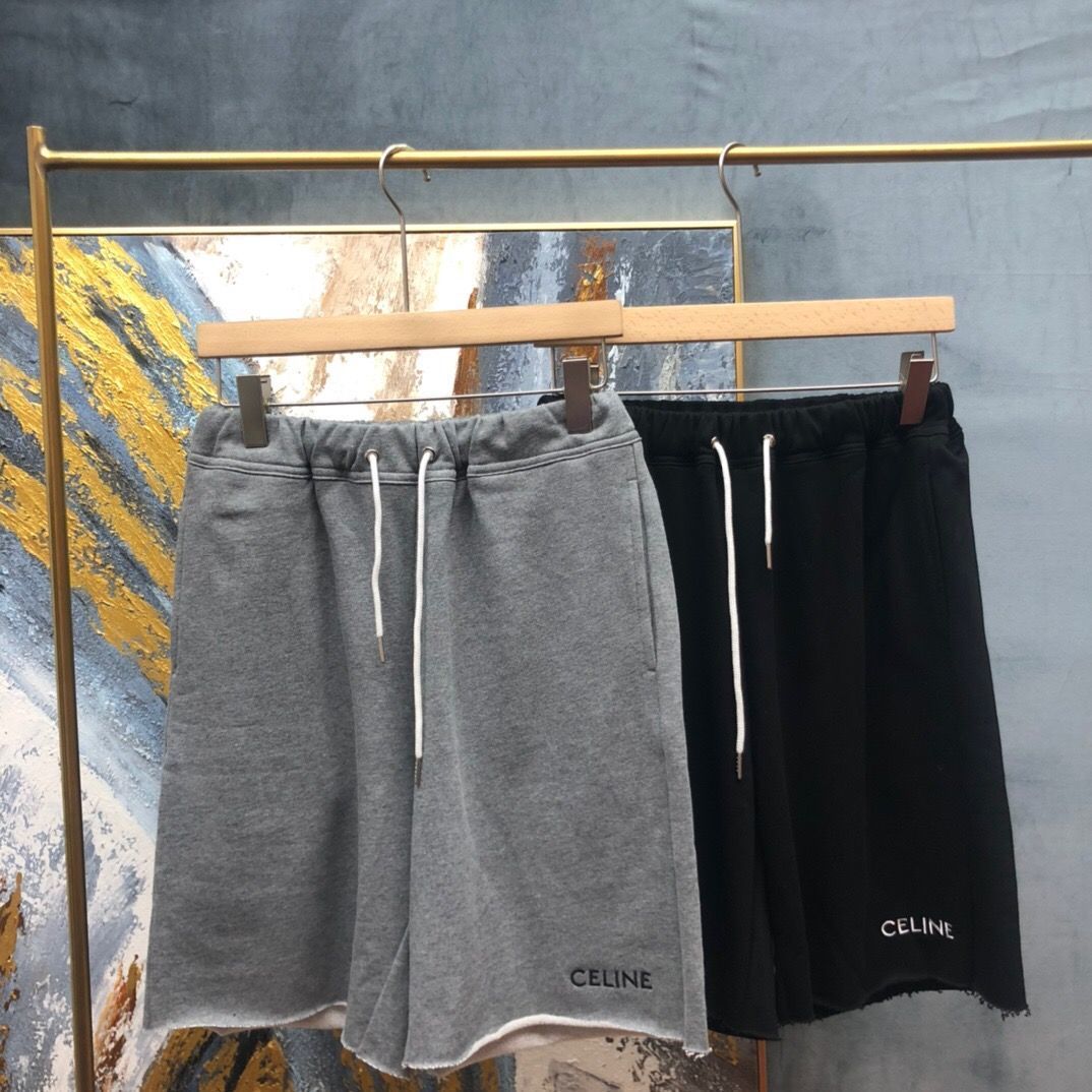 

Summer New 21 Fashion Brand Sailin Shorts Simple Small Label Embroidered Flannel Casual Pants Men's Capris, White;black