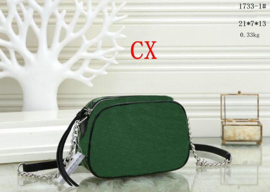 

2021 Womens Soho Disco Bag Light Marmont Multicolor small Canvas shoulder bags Handbags Silver Chain Cross body Messenger Purse Wall, Red