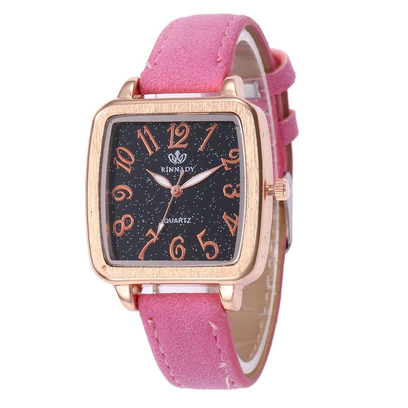 

Wristwatches Arrive Simple Fashion Square Women Watch Quartz Wristwatch Lady Relogio Feminino Montre Femme Horloge Zegarek Damski