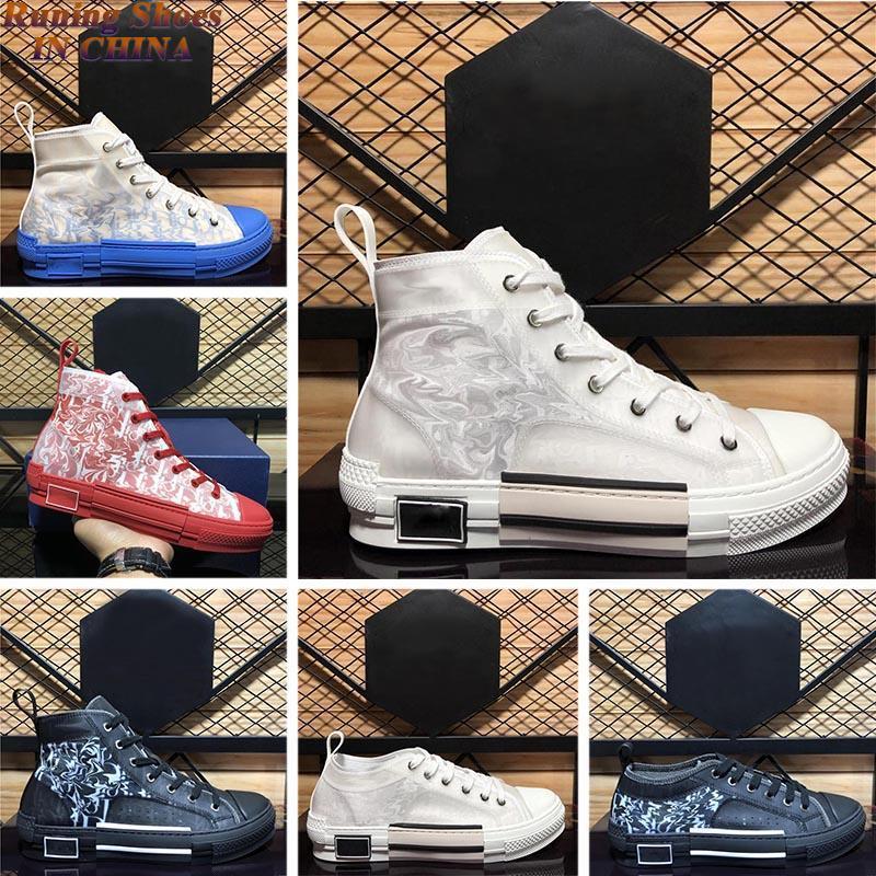 

Luxurys Designers B23 Shoes Big Size Us 12 Oblique Technical Embroidery Printed Canvas Trainers Men Women Fashion Ps Platform Topshop999, 35-46 (1)