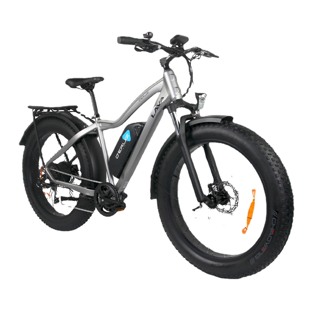 

DERUIZ LAVA Electric Bike 26 Inch Snow Bicycle Ebike Fat Tire 48V 750W 624WH Lithium Battery Full Terrain Women Men's E-bike