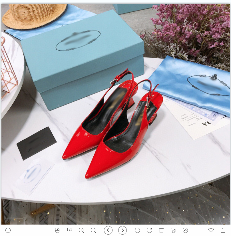 

2021 Good Quality Fashion Women Luxurys Designers Shoes Designer Sandals Womens Luxury High Heels Sandal Dress Shoess With Box Size 35-41 -G352, Red