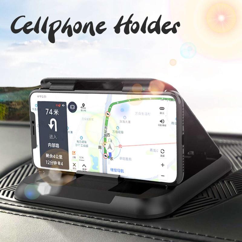 

Cell Phone Mounts & Holders Car Dashboard Anti Slip Mat GPS Mount Holder For Navigation 3.5-6.5 Inch Stand Stable Tablet Bracket