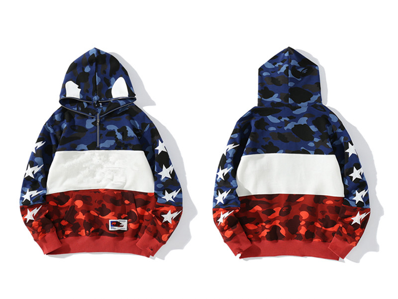 

Men's Hoodies Shark Pattern Thin and Thick Style Available Long Sleeve Sweatshirts 100% Cotton Natural Color Hip Hop Men S Clothing Perfect for Jean Shorts, Bag (not sale)